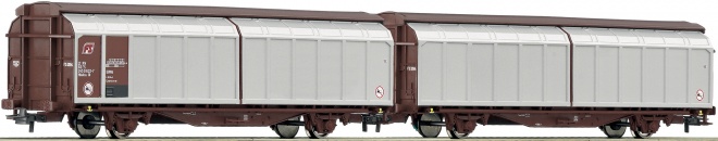 Set of sliding wall Box cars<br /><a href='images/pictures/Roco/161466.jpg' target='_blank'>Full size image</a>